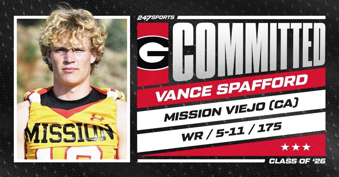 

Georgia secures commitment from 4-star wide receiver Vance Spafford for 2026 class | Picks n' Previews