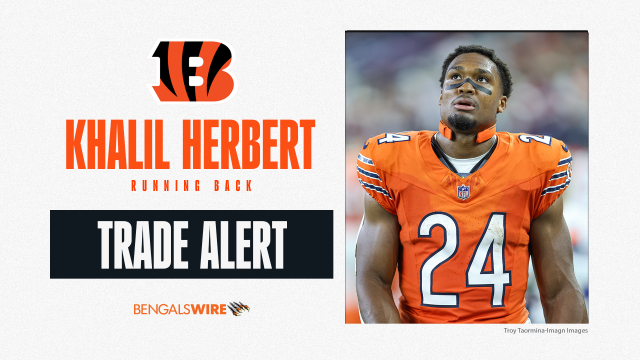 

Bengals secure RB Khalil Herbert from Bears to fulfill requirement | Picks n' Previews