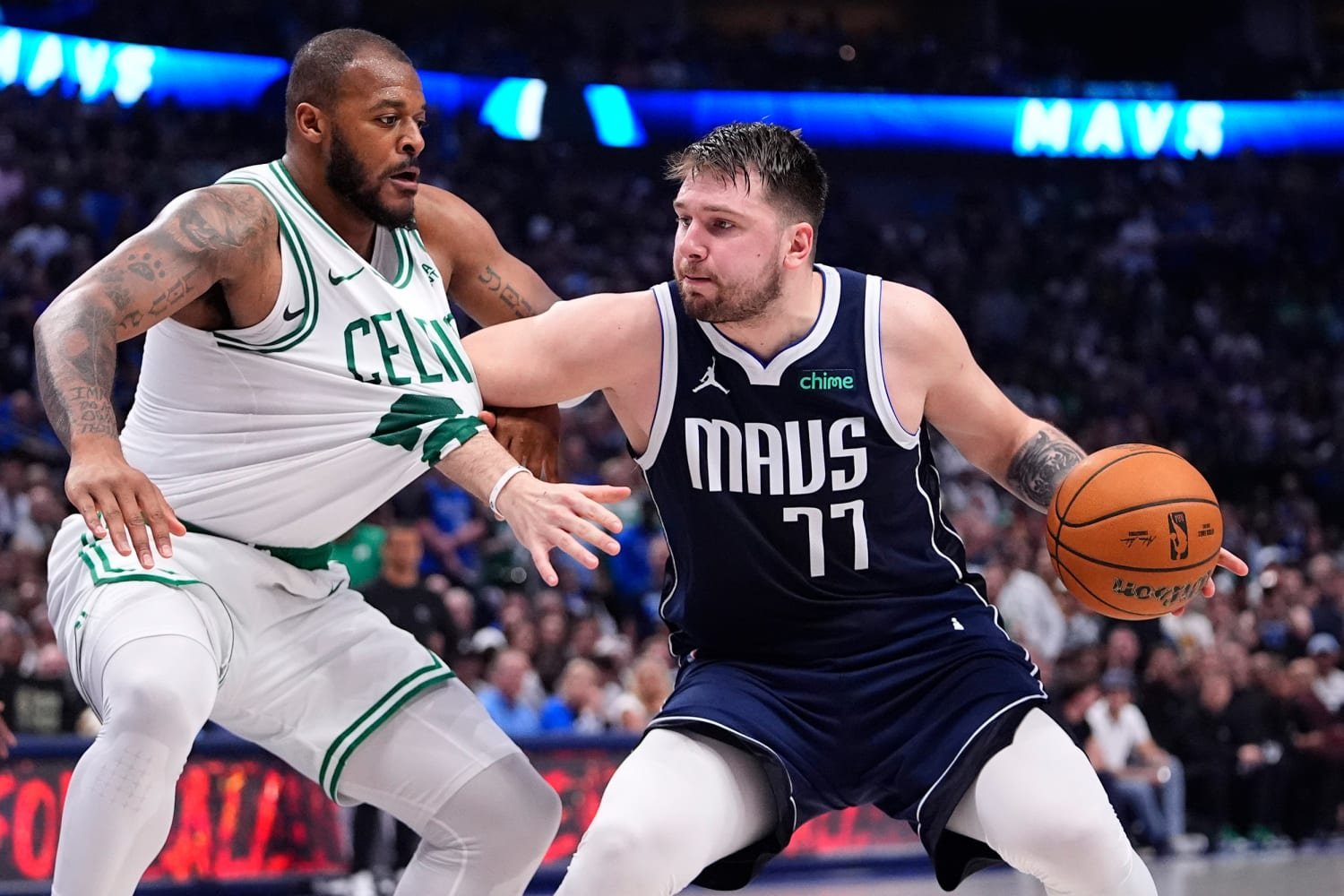 'Celtics lideram abertura da final da NBA contra Mavericks'