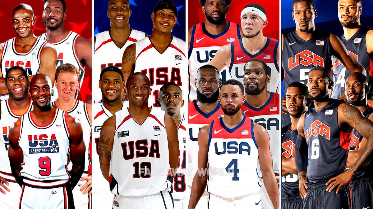 Clasificación de la evolución del baloncesto de Team USA: Desde el Dream Team original hasta la era moderna