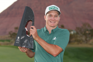 

Matt McCarty strives to maintain unexpected triumph at Shriners Children's Open