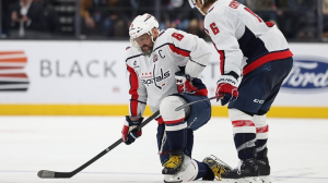 

'Leg Injury Sidelines Capitals' Alex Ovechkin for an Indefinite Period'