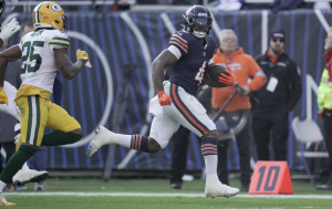 

Bears Running Back D’Andre Swift (groin) Absent from Practice